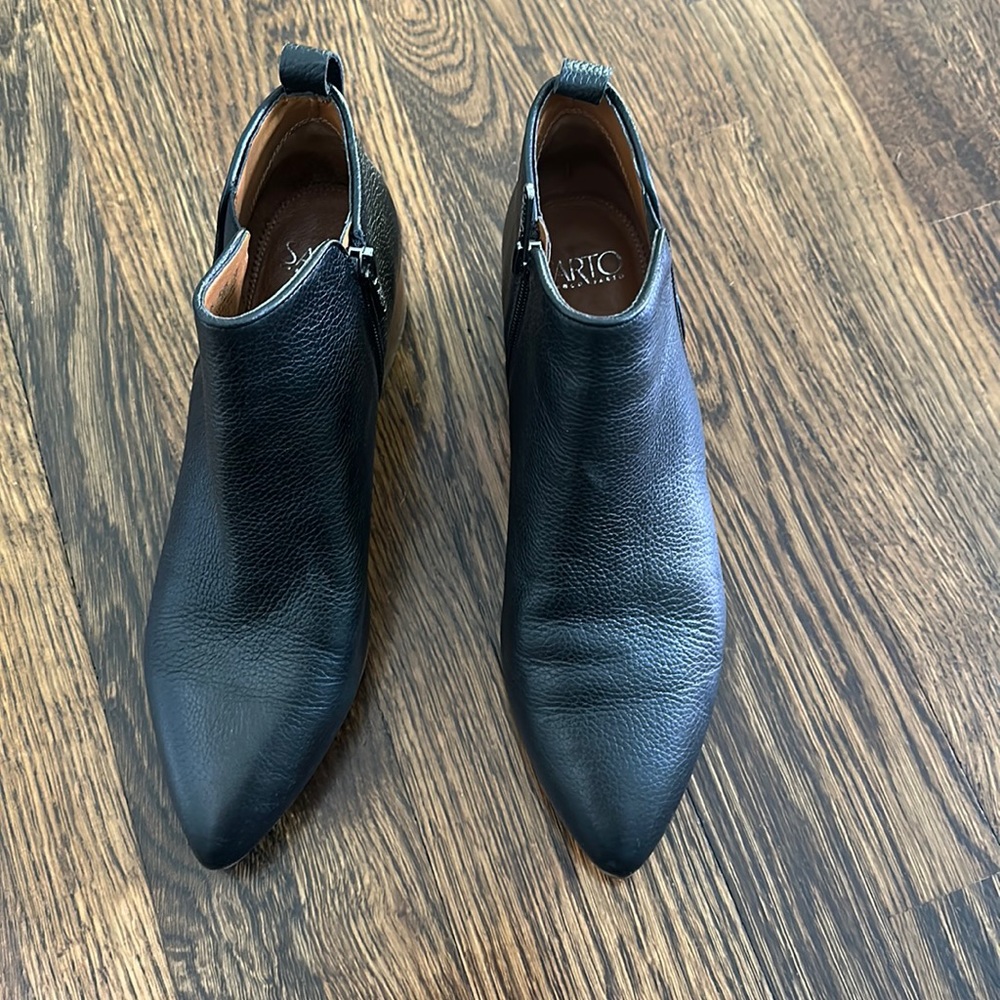 Black ankle bootie